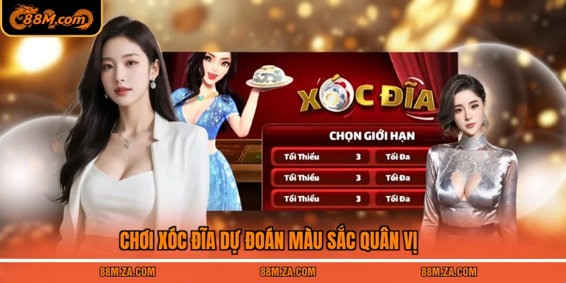 Chơi Xóc Đĩa dự đoán màu sắc đồng xu