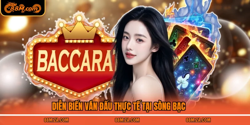 Diễn biến ván đấu thực tế tại sòng bạc